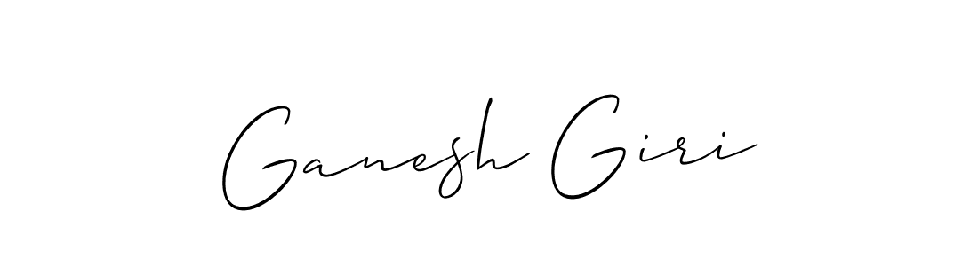 The best way (Allison_Script) to make a short signature is to pick only two or three words in your name. The name Ganesh Giri include a total of six letters. For converting this name. Ganesh Giri signature style 2 images and pictures png