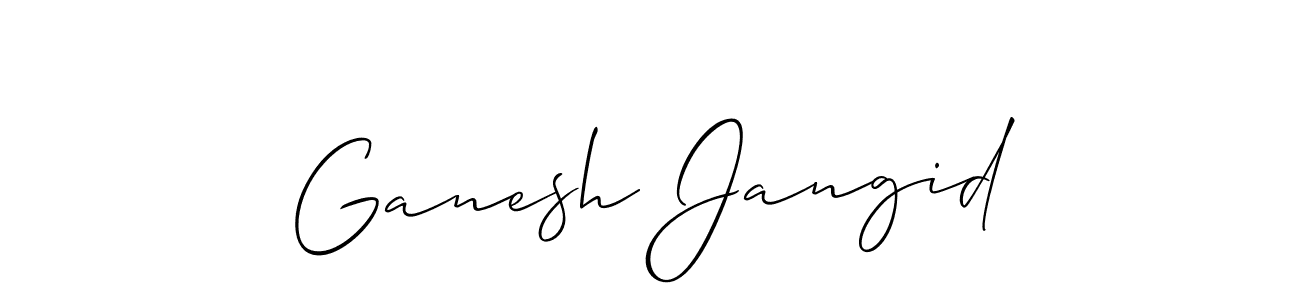 Check out images of Autograph of Ganesh Jangid name. Actor Ganesh Jangid Signature Style. Allison_Script is a professional sign style online. Ganesh Jangid signature style 2 images and pictures png