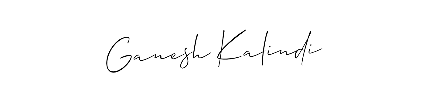 Best and Professional Signature Style for Ganesh Kalindi. Allison_Script Best Signature Style Collection. Ganesh Kalindi signature style 2 images and pictures png