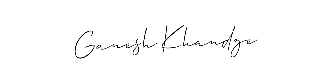 Once you've used our free online signature maker to create your best signature Allison_Script style, it's time to enjoy all of the benefits that Ganesh Khandge name signing documents. Ganesh Khandge signature style 2 images and pictures png