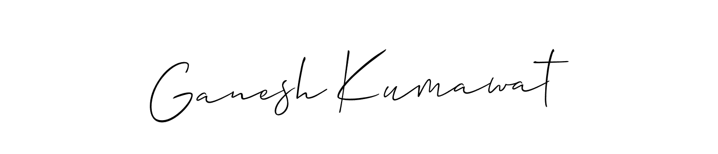 Make a beautiful signature design for name Ganesh Kumawat. Use this online signature maker to create a handwritten signature for free. Ganesh Kumawat signature style 2 images and pictures png