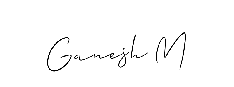 Once you've used our free online signature maker to create your best signature Allison_Script style, it's time to enjoy all of the benefits that Ganesh M name signing documents. Ganesh M signature style 2 images and pictures png