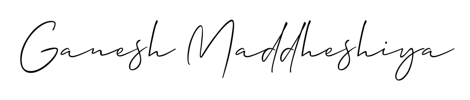 Discover the perfect balance of readability and style for Ganesh Maddheshiya with Allison_Script font. Create your dream signature today. Ganesh Maddheshiya signature style 2 images and pictures png