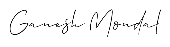 Allison_Script is a professional signature style that is perfect for those who want to add a touch of class to their signature. Get Ganesh Mondal name fancy signature for free. Ganesh Mondal signature style 2 images and pictures png