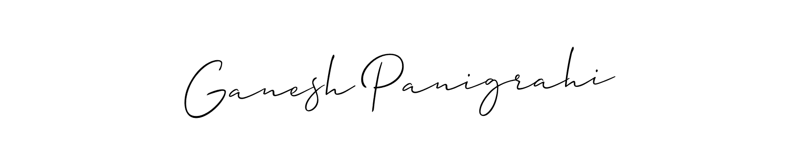 How to Draw Ganesh Panigrahi signature style? Allison_Script is a latest design signature styles for name Ganesh Panigrahi. Ganesh Panigrahi signature style 2 images and pictures png