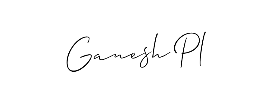 Also we have Ganesh Pl name is the best signature style. Create professional handwritten signature collection using Allison_Script autograph style. Ganesh Pl signature style 2 images and pictures png