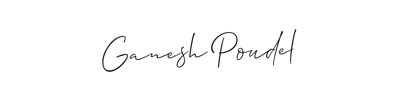 You can use this online signature creator to create a handwritten signature for the name Ganesh Poudel. This is the best online autograph maker. Ganesh Poudel signature style 2 images and pictures png