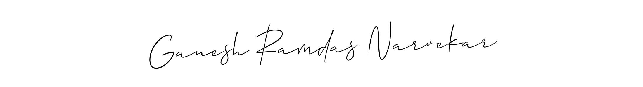 Make a beautiful signature design for name Ganesh Ramdas Narvekar. Use this online signature maker to create a handwritten signature for free. Ganesh Ramdas Narvekar signature style 2 images and pictures png