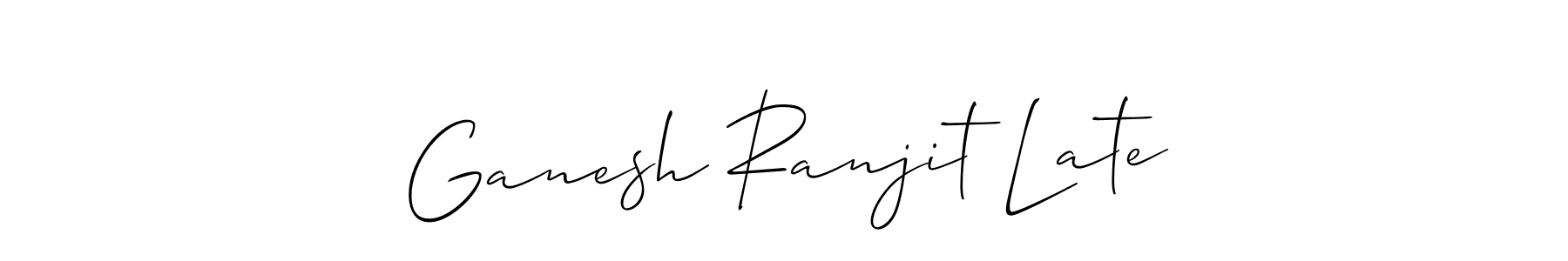 Also You can easily find your signature by using the search form. We will create Ganesh Ranjit Late name handwritten signature images for you free of cost using Allison_Script sign style. Ganesh Ranjit Late signature style 2 images and pictures png
