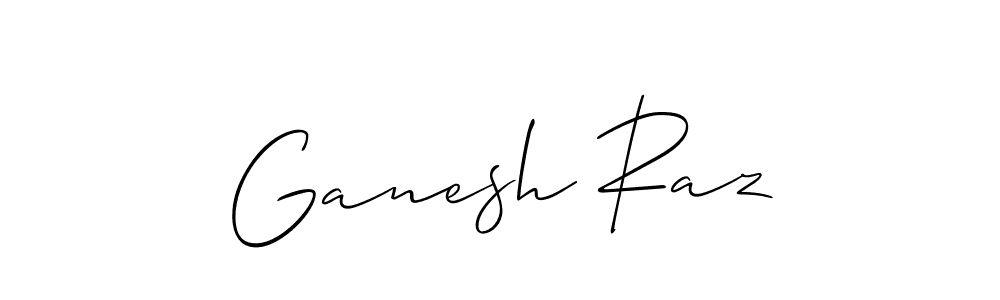 Best and Professional Signature Style for Ganesh Raz. Allison_Script Best Signature Style Collection. Ganesh Raz signature style 2 images and pictures png