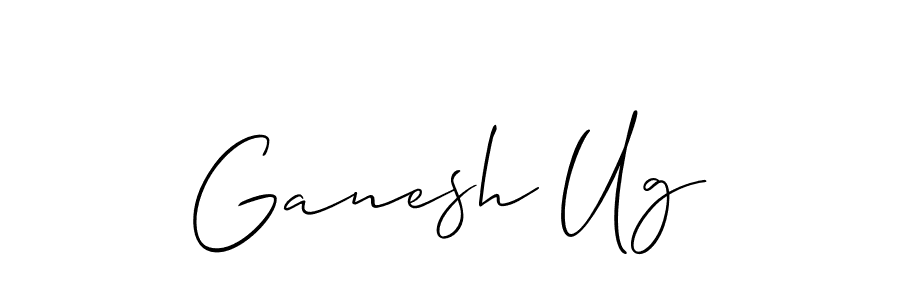 This is the best signature style for the Ganesh Ug name. Also you like these signature font (Allison_Script). Mix name signature. Ganesh Ug signature style 2 images and pictures png