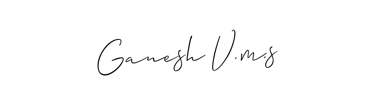 Check out images of Autograph of Ganesh V.m.s name. Actor Ganesh V.m.s Signature Style. Allison_Script is a professional sign style online. Ganesh V.m.s signature style 2 images and pictures png