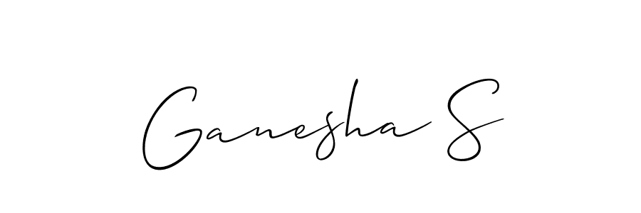 Make a beautiful signature design for name Ganesha S. Use this online signature maker to create a handwritten signature for free. Ganesha S signature style 2 images and pictures png