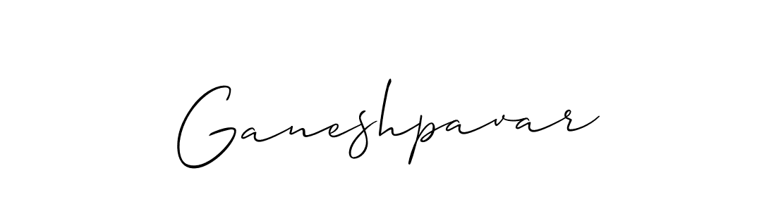 The best way (Allison_Script) to make a short signature is to pick only two or three words in your name. The name Ganeshpavar include a total of six letters. For converting this name. Ganeshpavar signature style 2 images and pictures png