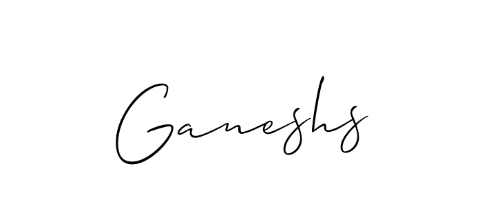 Make a beautiful signature design for name Ganeshs. Use this online signature maker to create a handwritten signature for free. Ganeshs signature style 2 images and pictures png
