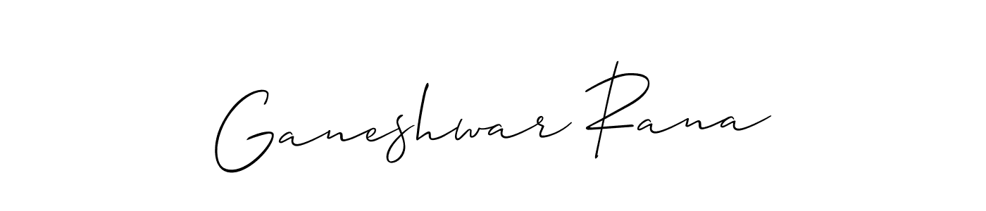 Here are the top 10 professional signature styles for the name Ganeshwar Rana. These are the best autograph styles you can use for your name. Ganeshwar Rana signature style 2 images and pictures png