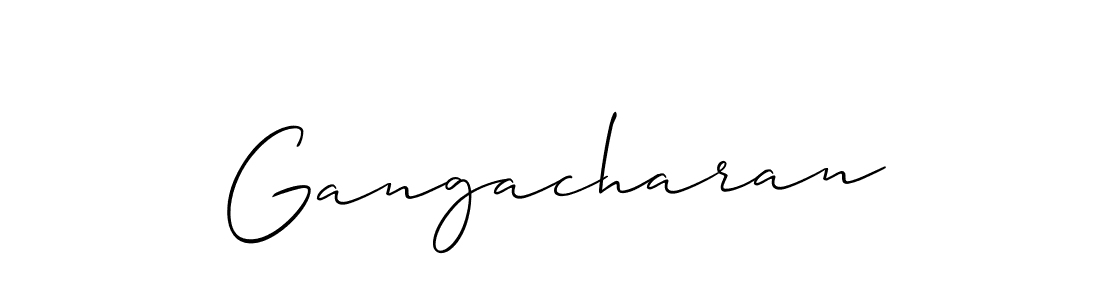 Make a short Gangacharan signature style. Manage your documents anywhere anytime using Allison_Script. Create and add eSignatures, submit forms, share and send files easily. Gangacharan signature style 2 images and pictures png