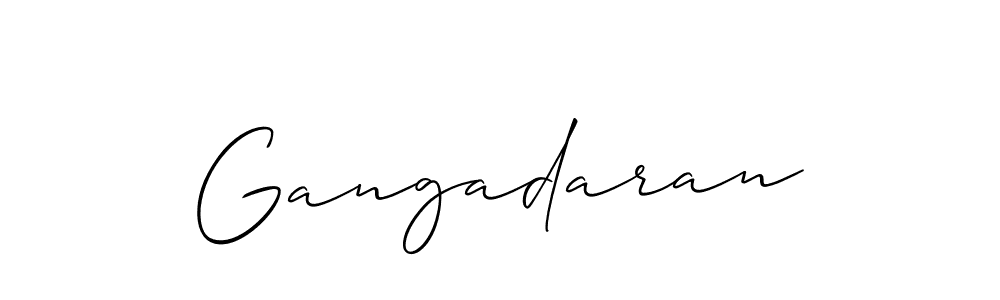 Make a beautiful signature design for name Gangadaran. Use this online signature maker to create a handwritten signature for free. Gangadaran signature style 2 images and pictures png