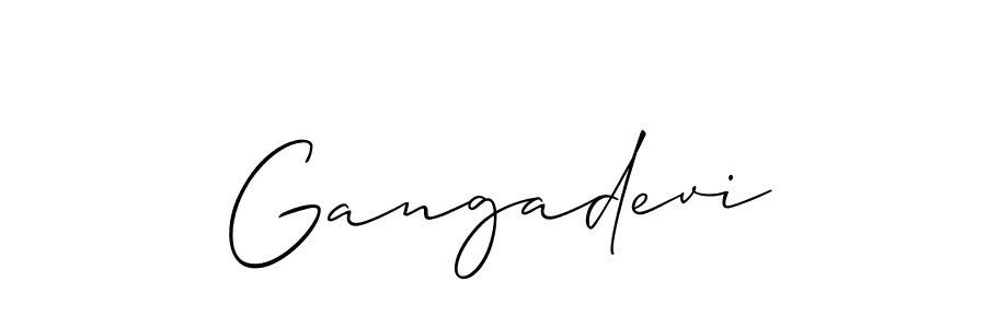 Make a beautiful signature design for name Gangadevi. Use this online signature maker to create a handwritten signature for free. Gangadevi signature style 2 images and pictures png