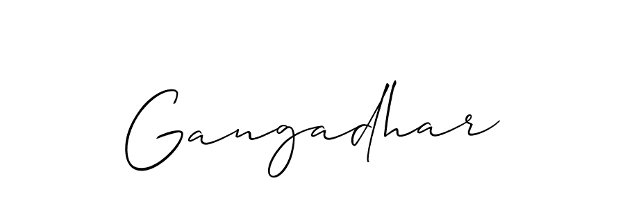 Make a beautiful signature design for name Gangadhar. Use this online signature maker to create a handwritten signature for free. Gangadhar signature style 2 images and pictures png