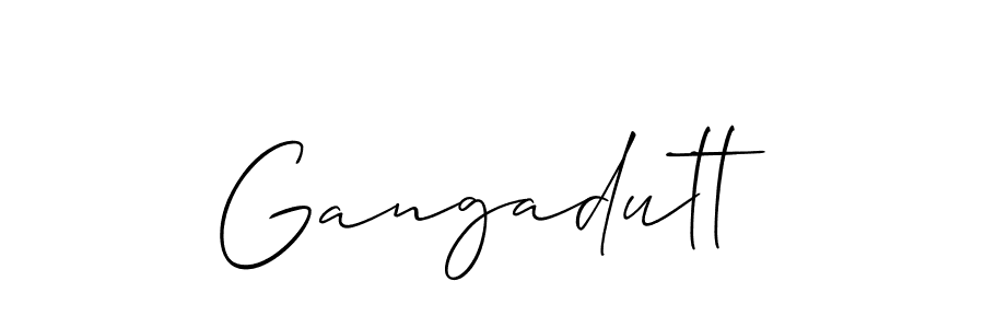 Make a beautiful signature design for name Gangadutt. Use this online signature maker to create a handwritten signature for free. Gangadutt signature style 2 images and pictures png