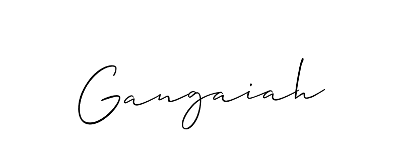 It looks lik you need a new signature style for name Gangaiah. Design unique handwritten (Allison_Script) signature with our free signature maker in just a few clicks. Gangaiah signature style 2 images and pictures png