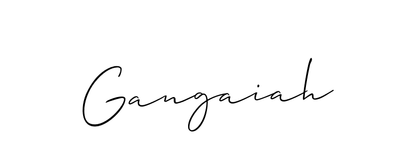 Make a beautiful signature design for name Gangaiah. Use this online signature maker to create a handwritten signature for free. Gangaiah signature style 2 images and pictures png