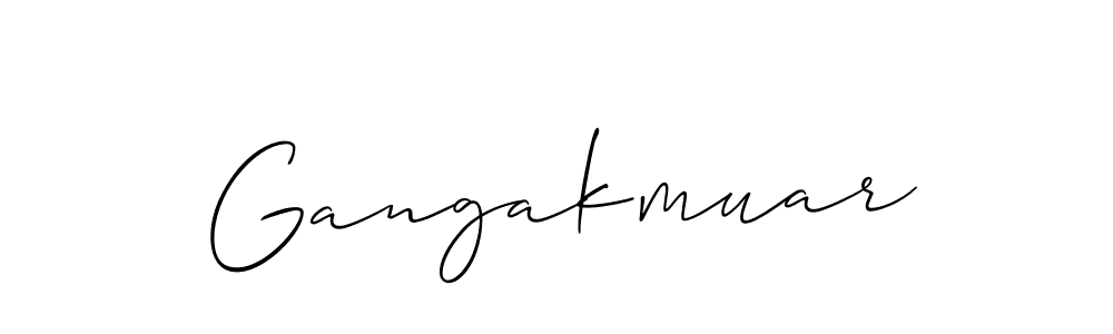 Also You can easily find your signature by using the search form. We will create Gangakmuar name handwritten signature images for you free of cost using Allison_Script sign style. Gangakmuar signature style 2 images and pictures png