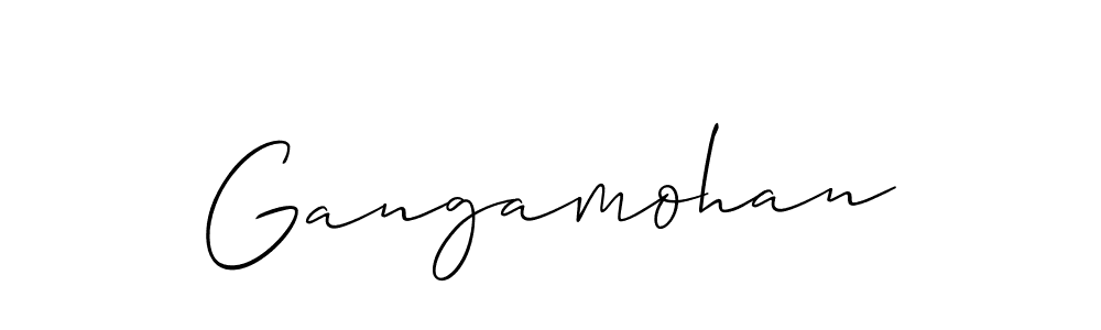 Make a beautiful signature design for name Gangamohan. Use this online signature maker to create a handwritten signature for free. Gangamohan signature style 2 images and pictures png