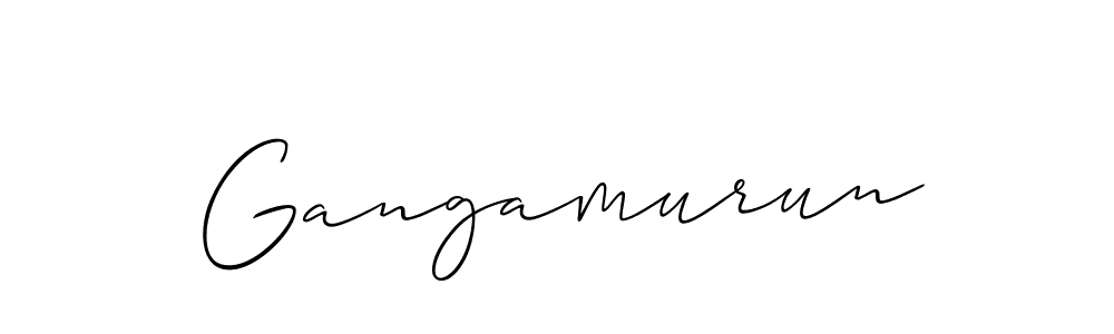 The best way (Allison_Script) to make a short signature is to pick only two or three words in your name. The name Gangamurun include a total of six letters. For converting this name. Gangamurun signature style 2 images and pictures png