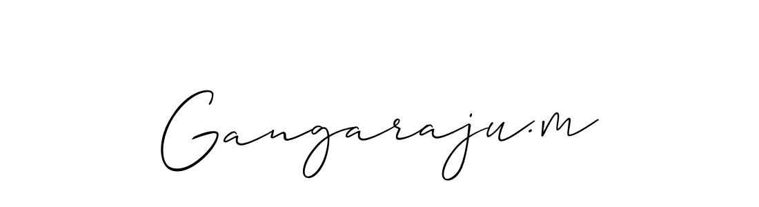 Best and Professional Signature Style for Gangaraju.m. Allison_Script Best Signature Style Collection. Gangaraju.m signature style 2 images and pictures png