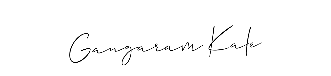 How to Draw Gangaram Kale signature style? Allison_Script is a latest design signature styles for name Gangaram Kale. Gangaram Kale signature style 2 images and pictures png