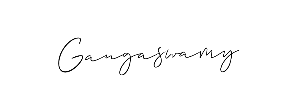 Similarly Allison_Script is the best handwritten signature design. Signature creator online .You can use it as an online autograph creator for name Gangaswamy. Gangaswamy signature style 2 images and pictures png