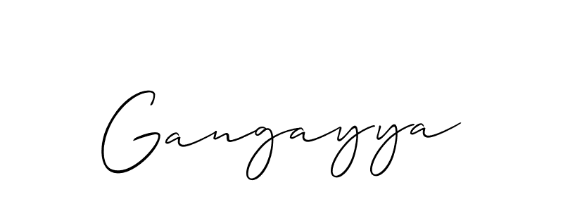 Make a short Gangayya signature style. Manage your documents anywhere anytime using Allison_Script. Create and add eSignatures, submit forms, share and send files easily. Gangayya signature style 2 images and pictures png