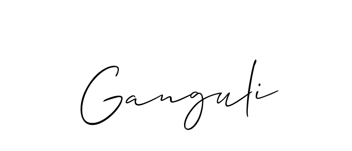 How to make Ganguli name signature. Use Allison_Script style for creating short signs online. This is the latest handwritten sign. Ganguli signature style 2 images and pictures png