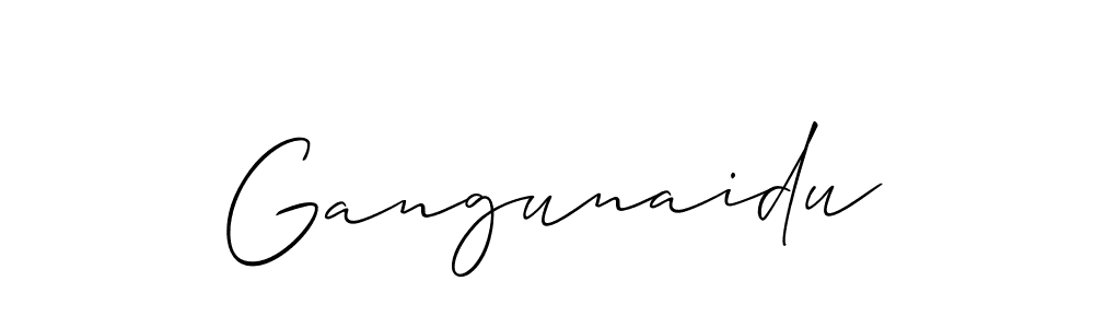 This is the best signature style for the Gangunaidu name. Also you like these signature font (Allison_Script). Mix name signature. Gangunaidu signature style 2 images and pictures png