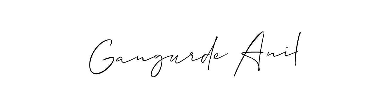 Best and Professional Signature Style for Gangurde Anil. Allison_Script Best Signature Style Collection. Gangurde Anil signature style 2 images and pictures png