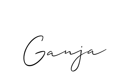 Best and Professional Signature Style for Ganja. Allison_Script Best Signature Style Collection. Ganja signature style 2 images and pictures png