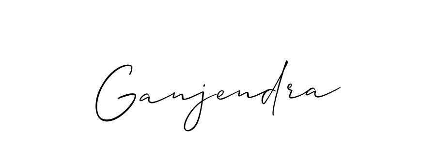 Ganjendra stylish signature style. Best Handwritten Sign (Allison_Script) for my name. Handwritten Signature Collection Ideas for my name Ganjendra. Ganjendra signature style 2 images and pictures png