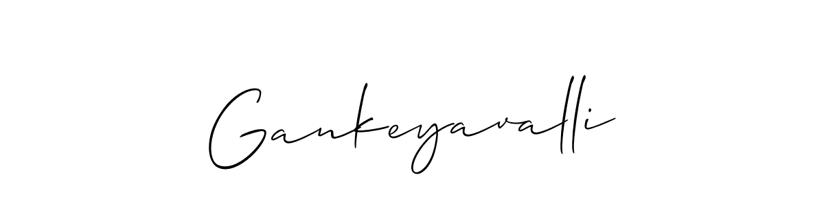 It looks lik you need a new signature style for name Gankeyavalli. Design unique handwritten (Allison_Script) signature with our free signature maker in just a few clicks. Gankeyavalli signature style 2 images and pictures png