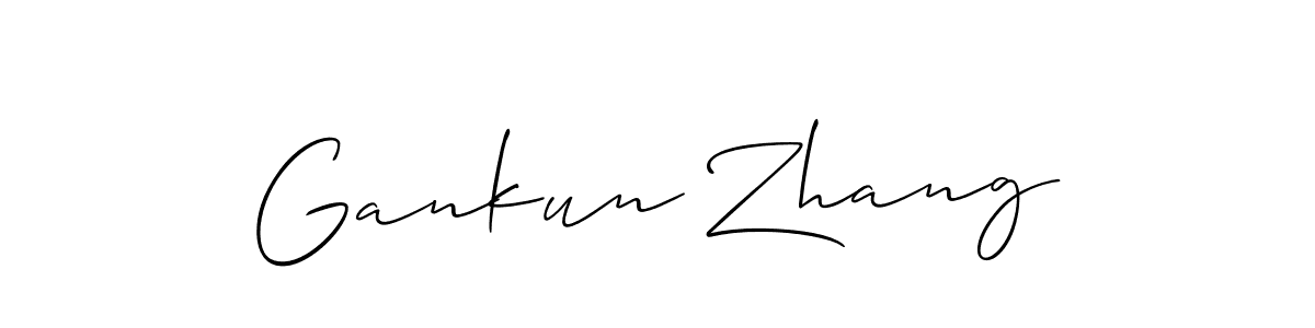 Once you've used our free online signature maker to create your best signature Allison_Script style, it's time to enjoy all of the benefits that Gankun Zhang name signing documents. Gankun Zhang signature style 2 images and pictures png