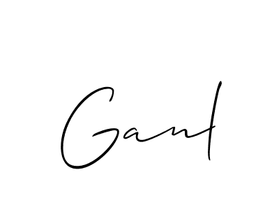 Make a short Ganl signature style. Manage your documents anywhere anytime using Allison_Script. Create and add eSignatures, submit forms, share and send files easily. Ganl signature style 2 images and pictures png