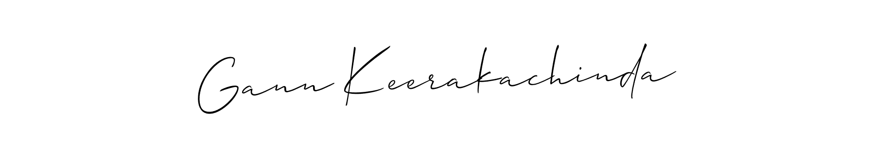 Similarly Allison_Script is the best handwritten signature design. Signature creator online .You can use it as an online autograph creator for name Gann Keerakachinda. Gann Keerakachinda signature style 2 images and pictures png