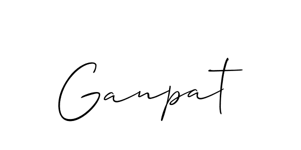 Best and Professional Signature Style for Ganpat. Allison_Script Best Signature Style Collection. Ganpat signature style 2 images and pictures png