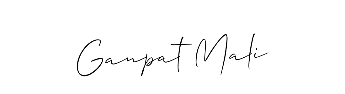 Check out images of Autograph of Ganpat Mali name. Actor Ganpat Mali Signature Style. Allison_Script is a professional sign style online. Ganpat Mali signature style 2 images and pictures png