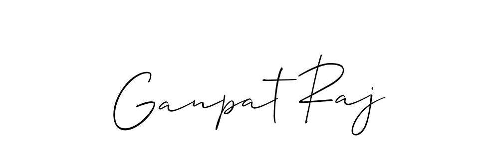 Make a beautiful signature design for name Ganpat Raj. Use this online signature maker to create a handwritten signature for free. Ganpat Raj signature style 2 images and pictures png