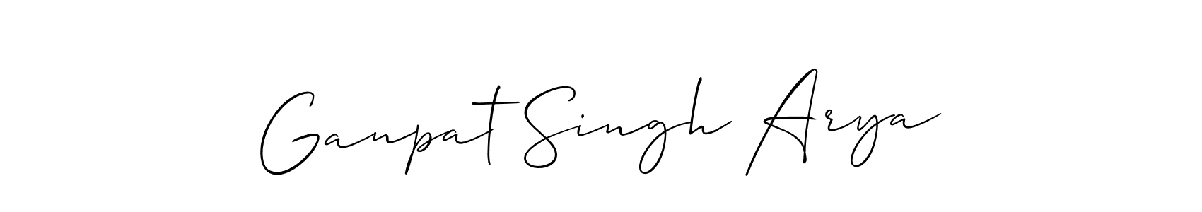 Check out images of Autograph of Ganpat Singh Arya name. Actor Ganpat Singh Arya Signature Style. Allison_Script is a professional sign style online. Ganpat Singh Arya signature style 2 images and pictures png