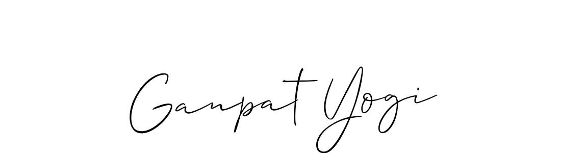 Make a beautiful signature design for name Ganpat Yogi. Use this online signature maker to create a handwritten signature for free. Ganpat Yogi signature style 2 images and pictures png