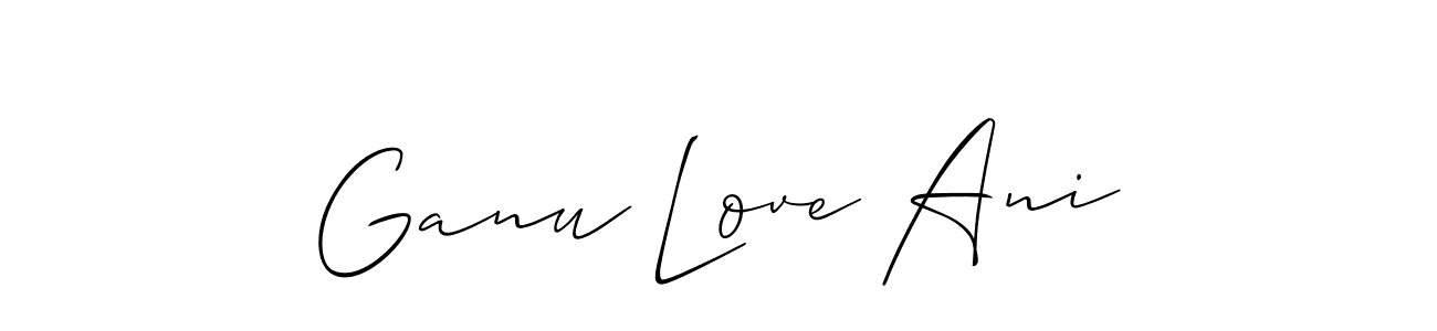 You can use this online signature creator to create a handwritten signature for the name Ganu Love Ani. This is the best online autograph maker. Ganu Love Ani signature style 2 images and pictures png