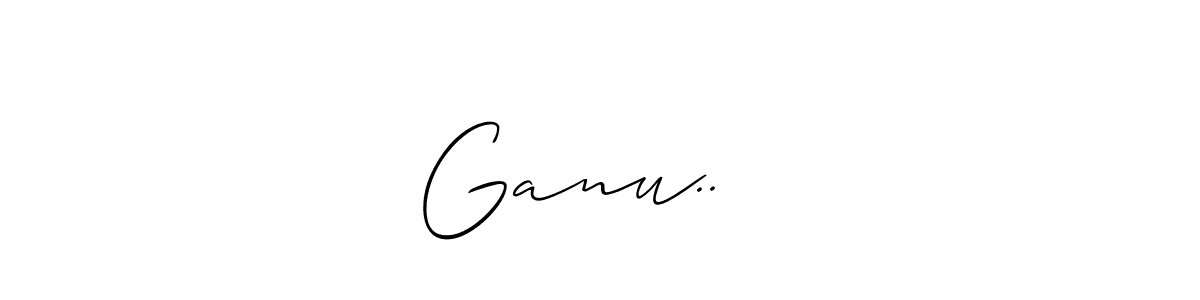 Make a beautiful signature design for name Ganu..♥️. Use this online signature maker to create a handwritten signature for free. Ganu..♥️ signature style 2 images and pictures png